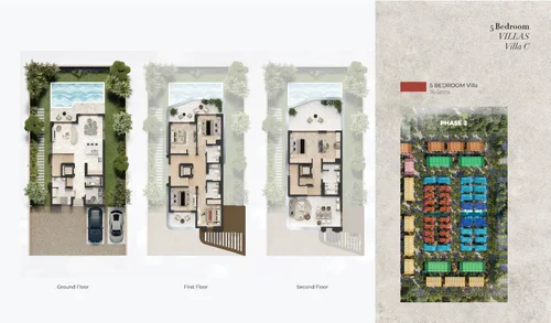 5BR Villa Floor Plan
